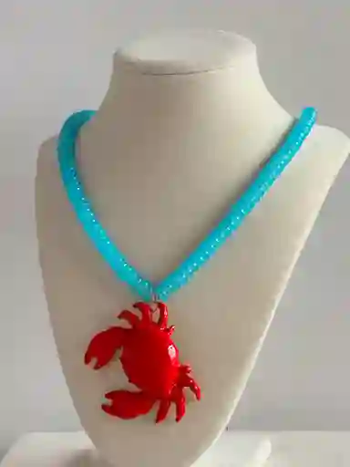 Collar Crab Rojo