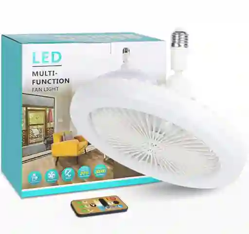 Lámpara Ventilador De Techo Con Control Remoto