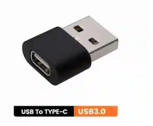 Adaptador / Conversor Puerto Tipo C Hembra A Usb 2.0/ 3.0 Compatible Carga Rápida 10 Amperios