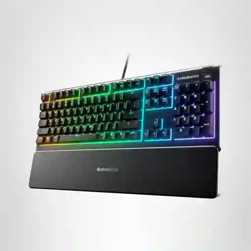 Steelseries Apex 3 Rgb - Teclado Para Videojuegos