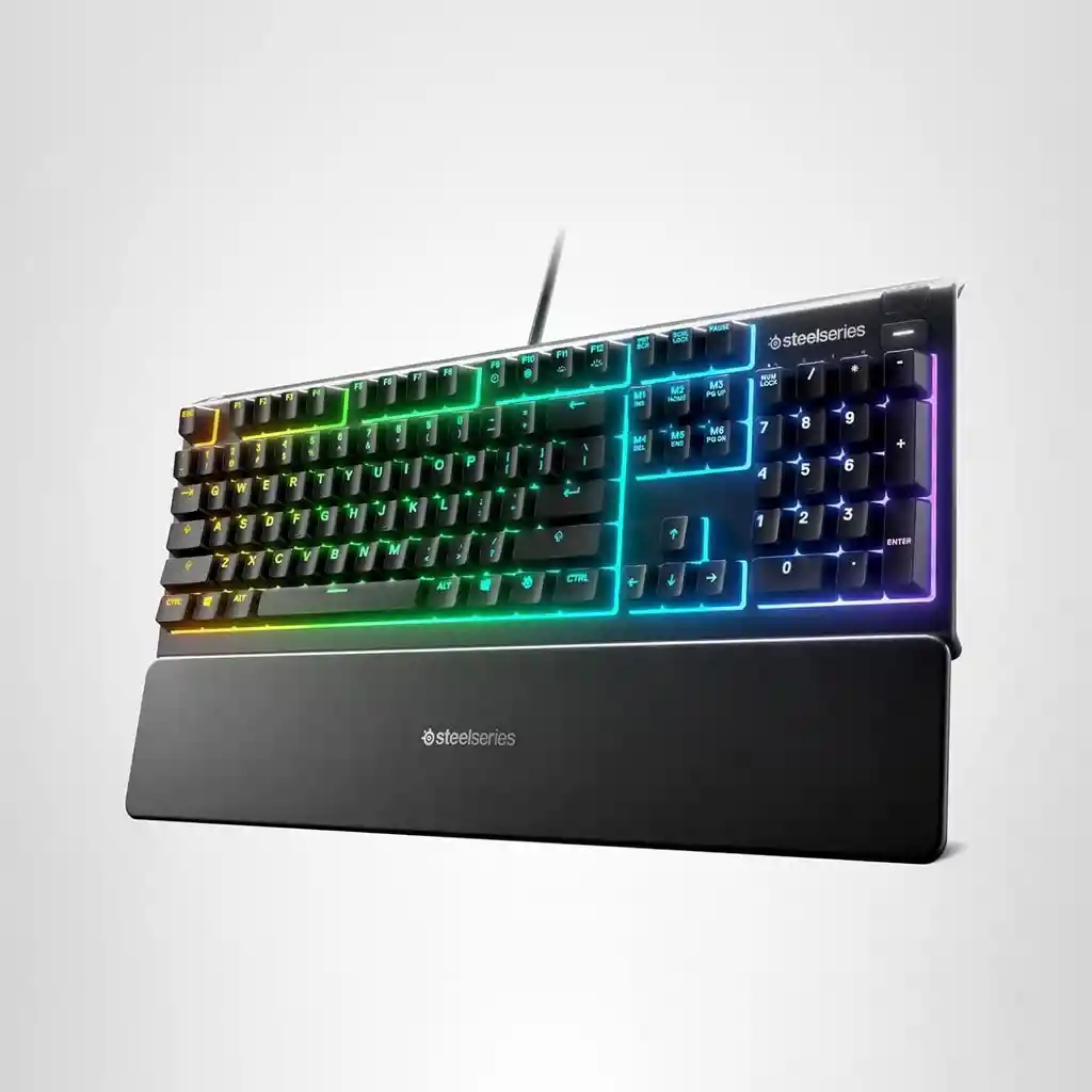 Steelseries Apex 3 Rgb - Teclado Para Videojuegos
