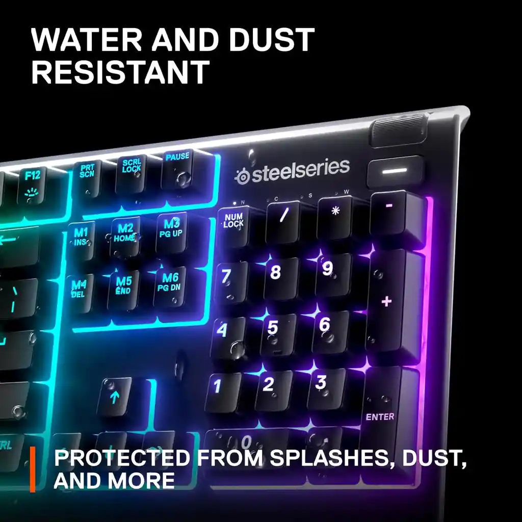 Steelseries Apex 3 Rgb - Teclado Para Videojuegos