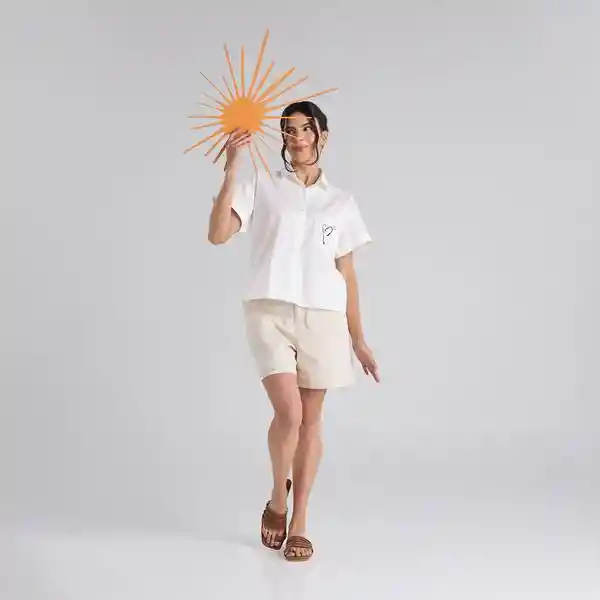 Xs / Camisa Intentarlo - Marfil