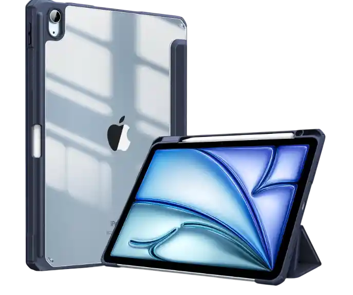 Estuche Smart Case Cristal Transparent Para Ipad 10.2