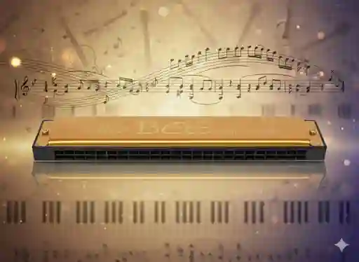 Armónica Metal Bee Color Camel