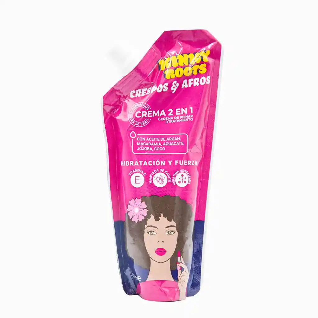 Yuma Doy Pack Crema 2en1 Kinky Roots Crespos Y Afros X 200ml