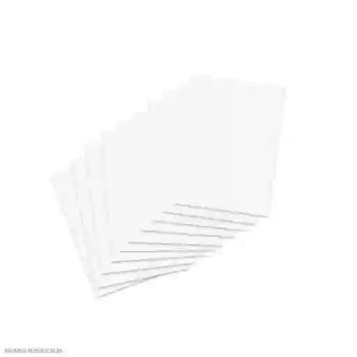 Cartulina Bristol Blanca 1/8 Paquete X10