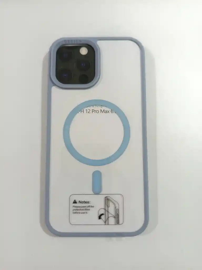 Forro Iphone 12 Pro Max Azul Cielo