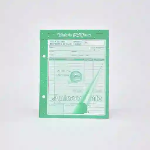 Talonario/facturero Autocopiante Mediano