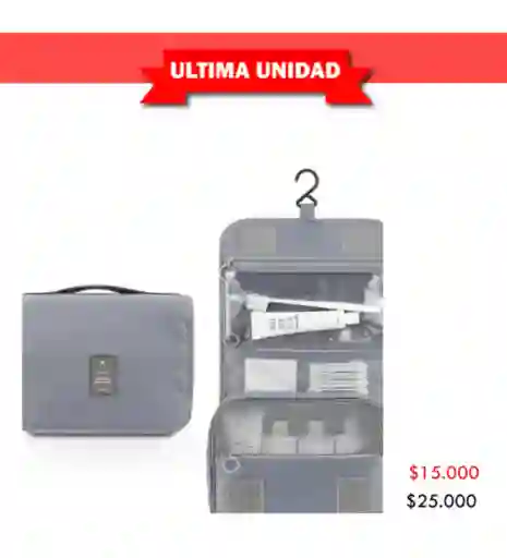 Neceser Con Gancho Para Viaje