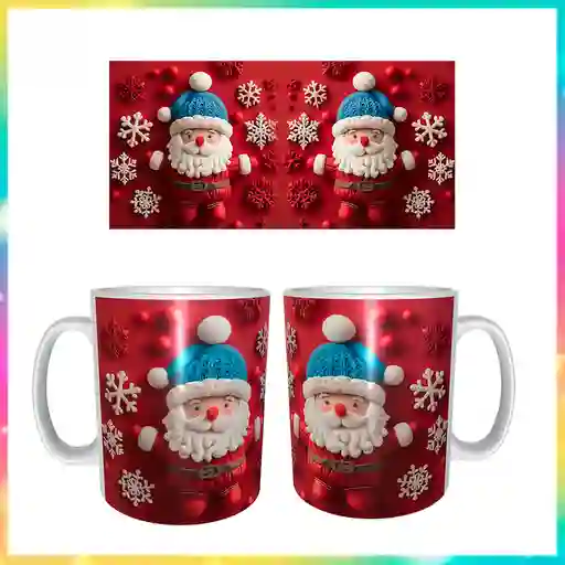 Mug Navideño Santa 1