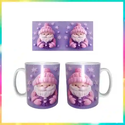 Mug Santa Morado