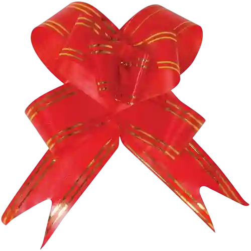 Moño Lazo Para Regalo Rojo