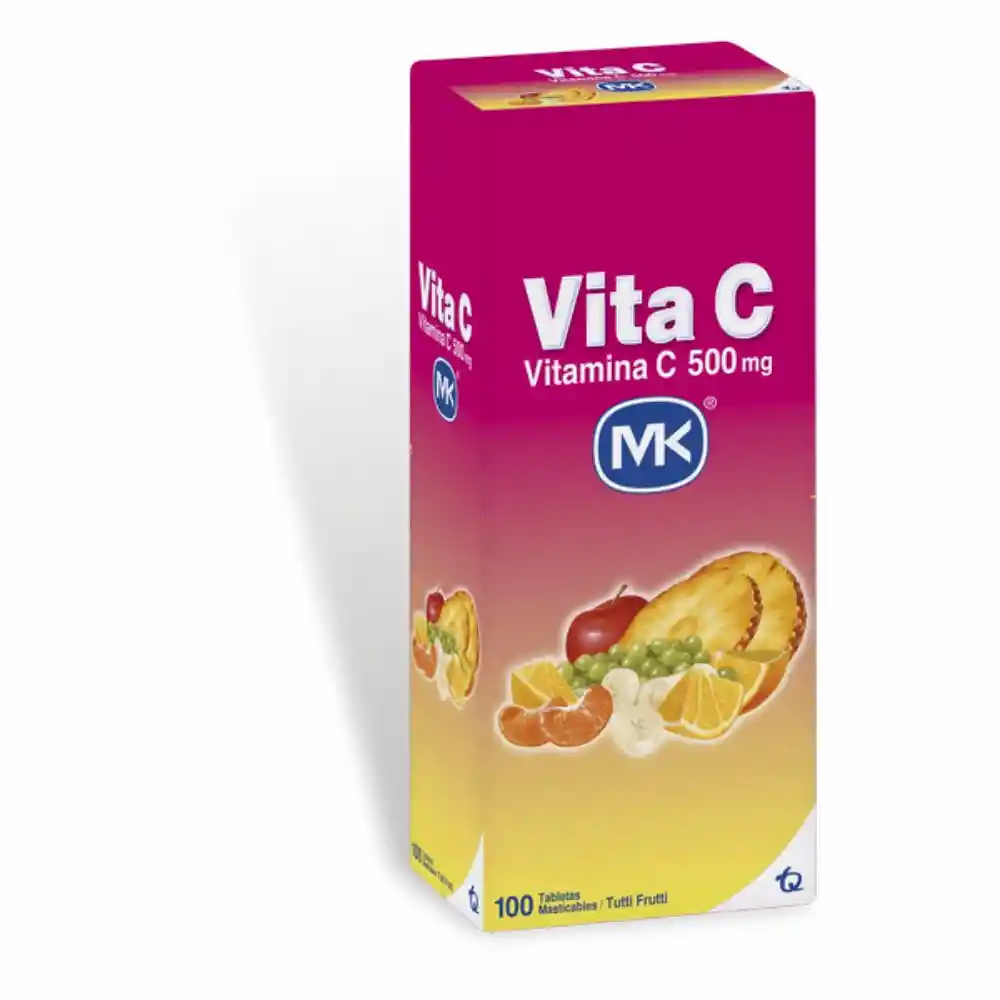 Vita C Mk Vita C 500 Mg Tutti Frutti  x 100 Tabletas