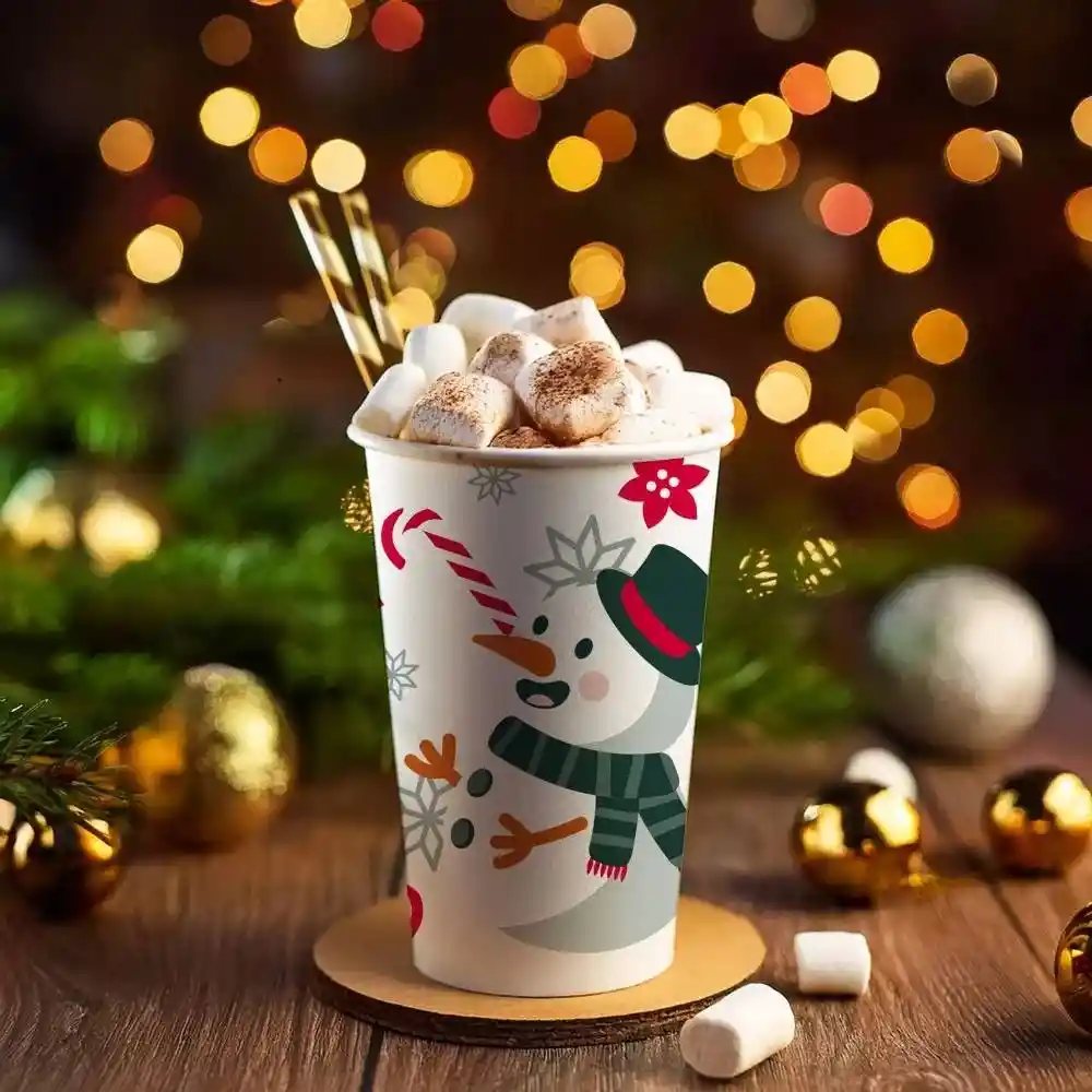 Vaso Navidad Carton 70z