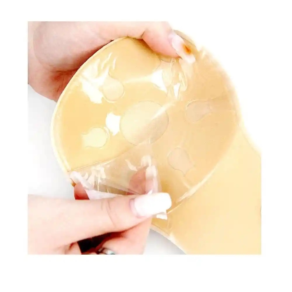 Sujetador Adhesivo Invisible Con Levante Reutilizable Y Sin Tirantes