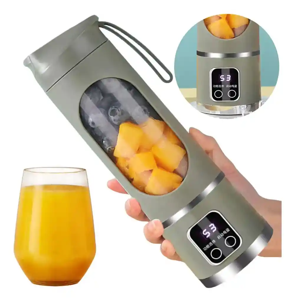 Licuadora Portatil Digital Inalambrica Licuados Oficina Gym