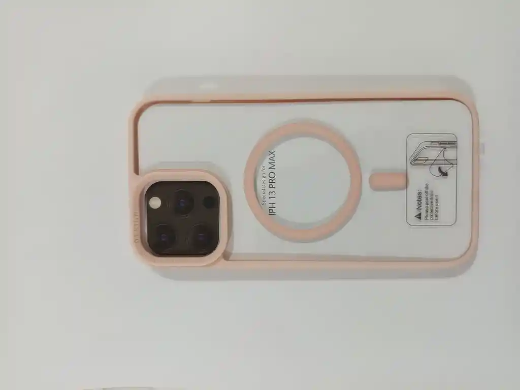 Forro Iphone 13 Pro Max Rosa Pastel