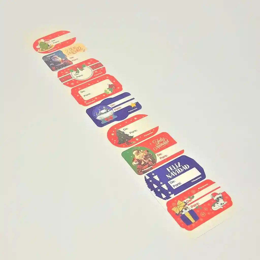 Tarjetas Adhesivas Navidad