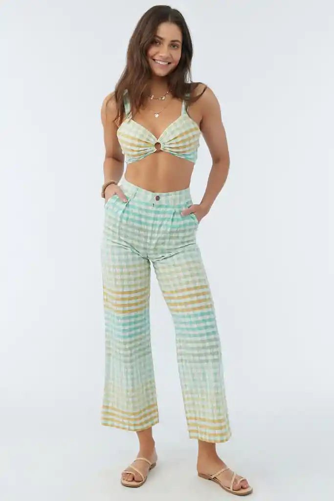 Pantalon Tiro Alto Barnet Mujer