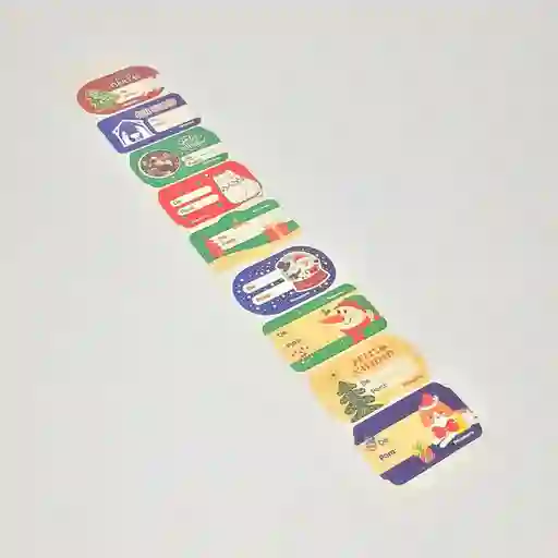 Tarjetas Adhesivas Navidad
