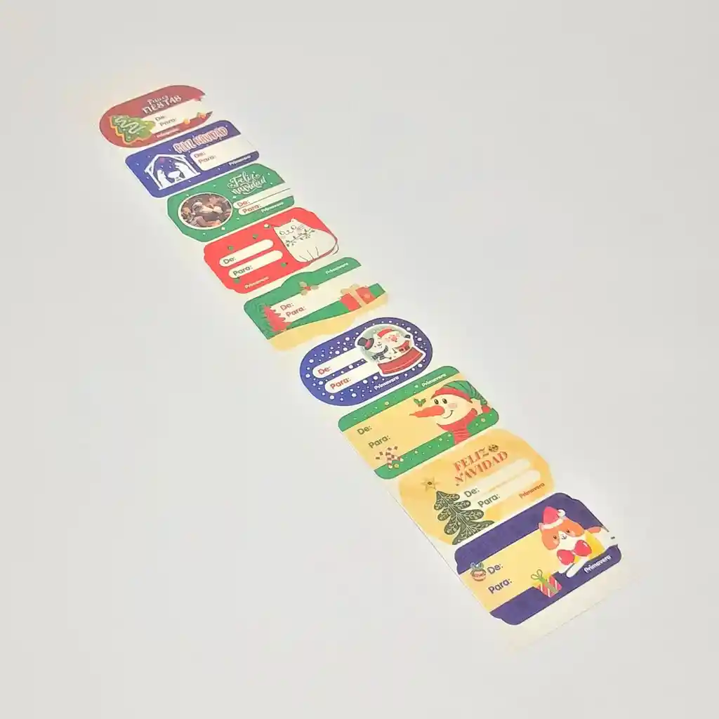 Tarjetas Adhesivas Navidad