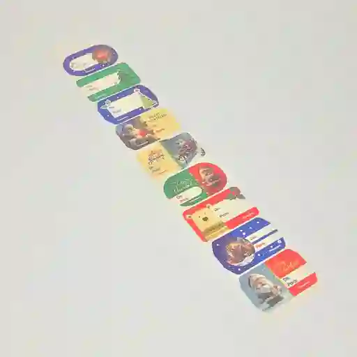 Tarjetas Adhesivas Navidad