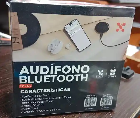 Libertad Y Calidad Premium: Audífonos Iconnex Ep-t160. Bluetooth 5.3, Control Táctil, Carga Tipo C Y 7-8 Horas De Autonomía. ¡mejor Precio, Mejor Sonido!
