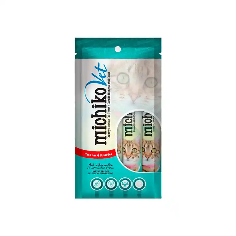 Michiko Vet Antiflamatorio Del Sistema Reproductivo Sachets X4 Unidades