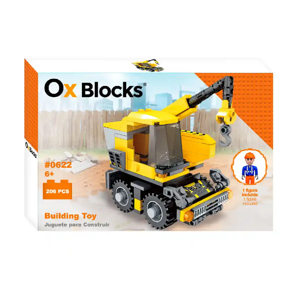 Ox Construction - Juguete Para Construir 627 Piezas