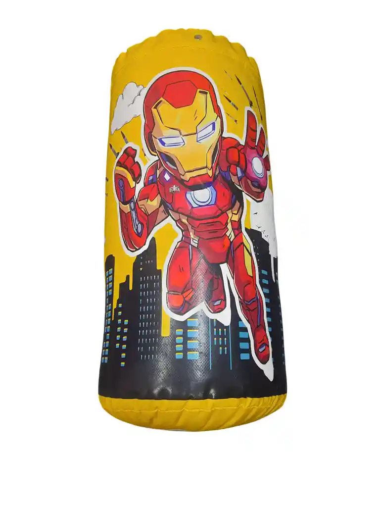 Saco De Boxeo Junior Infantil Con Guantes Incluidos - Iron Man