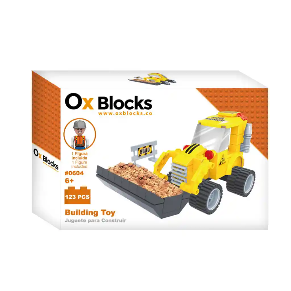 Ox Construction - Juguete Para Construir 123 Piezas