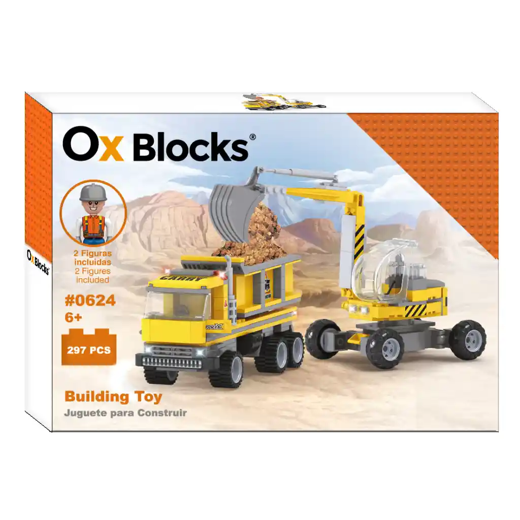 Ox Construction - Juguete Para Construir 293 Piezas