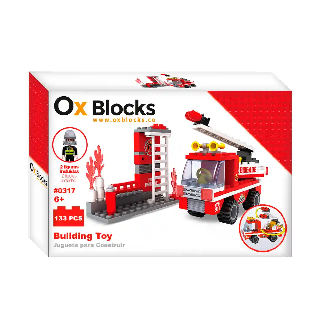 Ox Rescue Squad - Juguete Para Construir 133 Piezas
