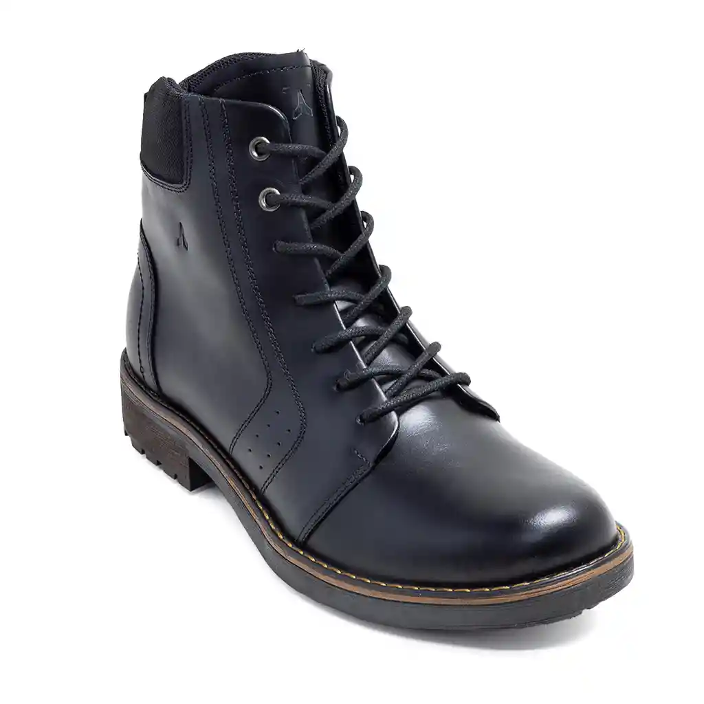 Sky Walk Botas En Cuero Para Hombre 663106broockynnegro