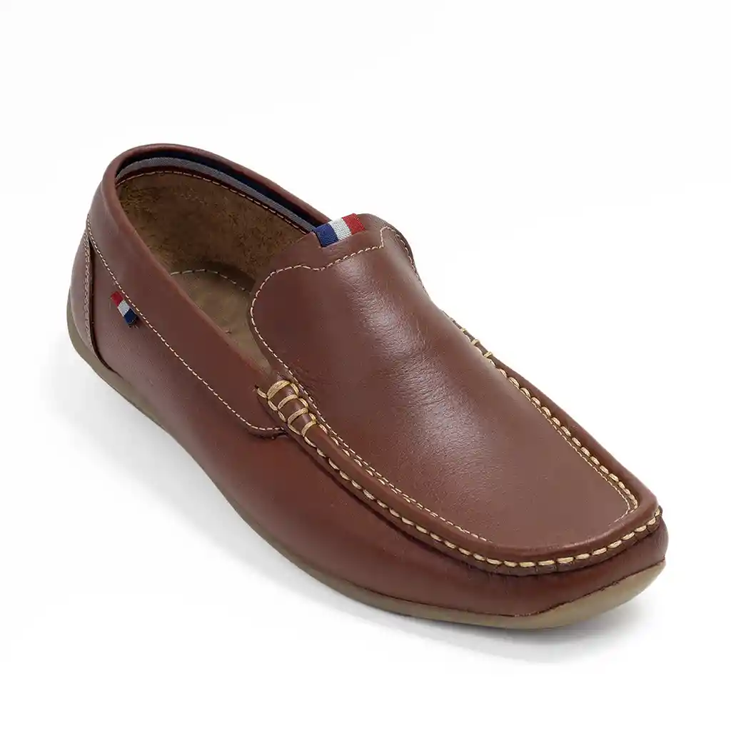 Sky Walk Mocasín Clasico En Cuero Para Hombre 663145017conac