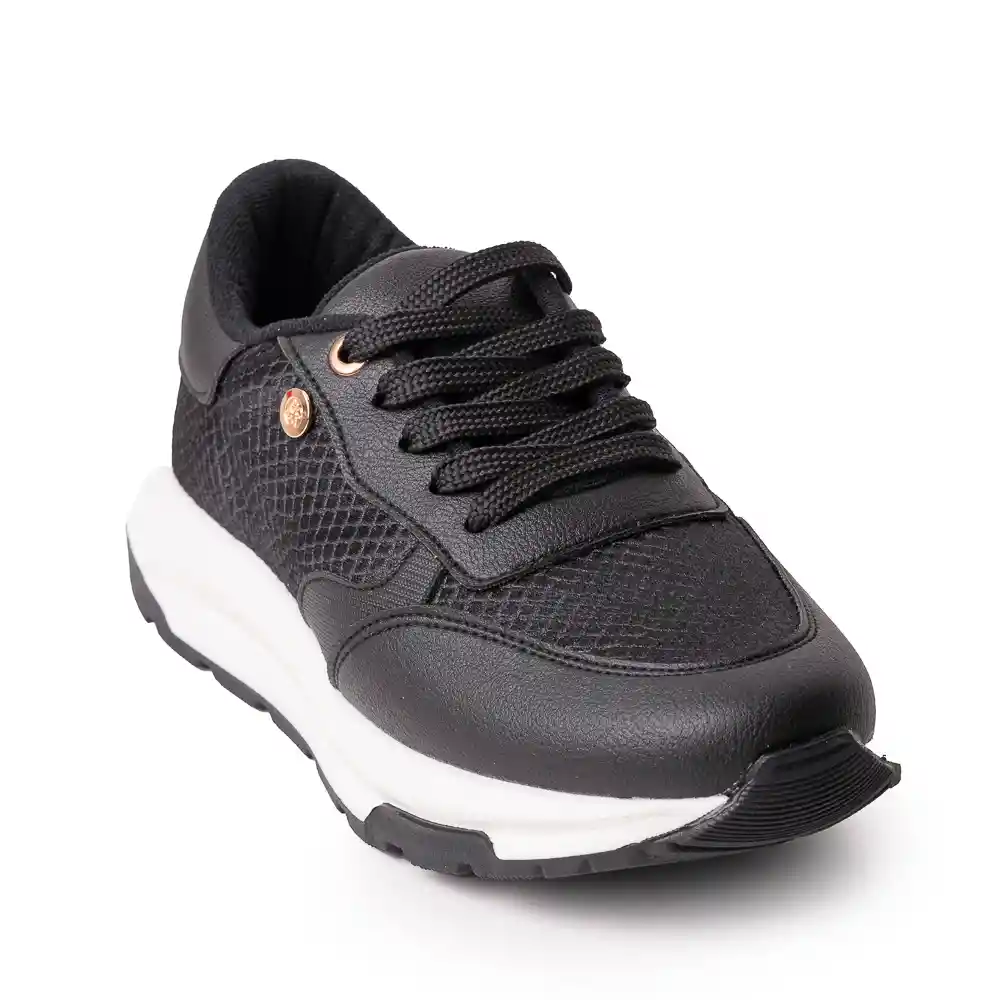 Price Shoes Tenis Moda Para Mujer 282m-526negro