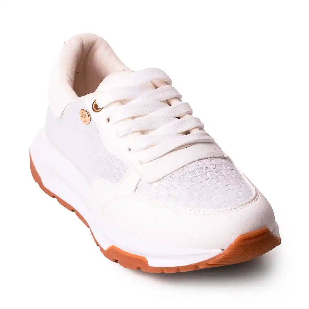 Price Shoes Tenis Moda Para Mujer 282m-526blanco