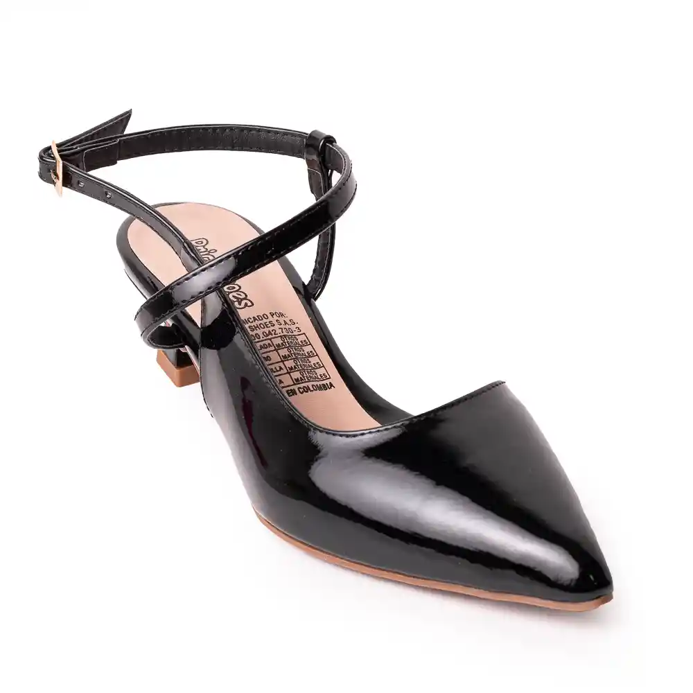 Price Shoes Tacon Bajo Para Mujer 4822506negro
