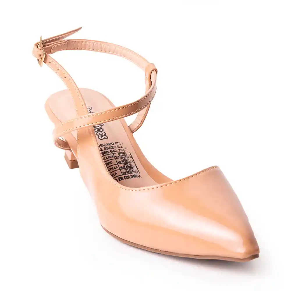 Price Shoes Tacon Bajo Para Mujer 4822506nude