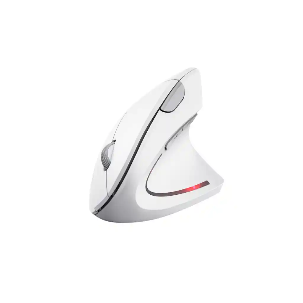 Mouse Trust Verto Inalámbrico Diseño Vertical Blanco