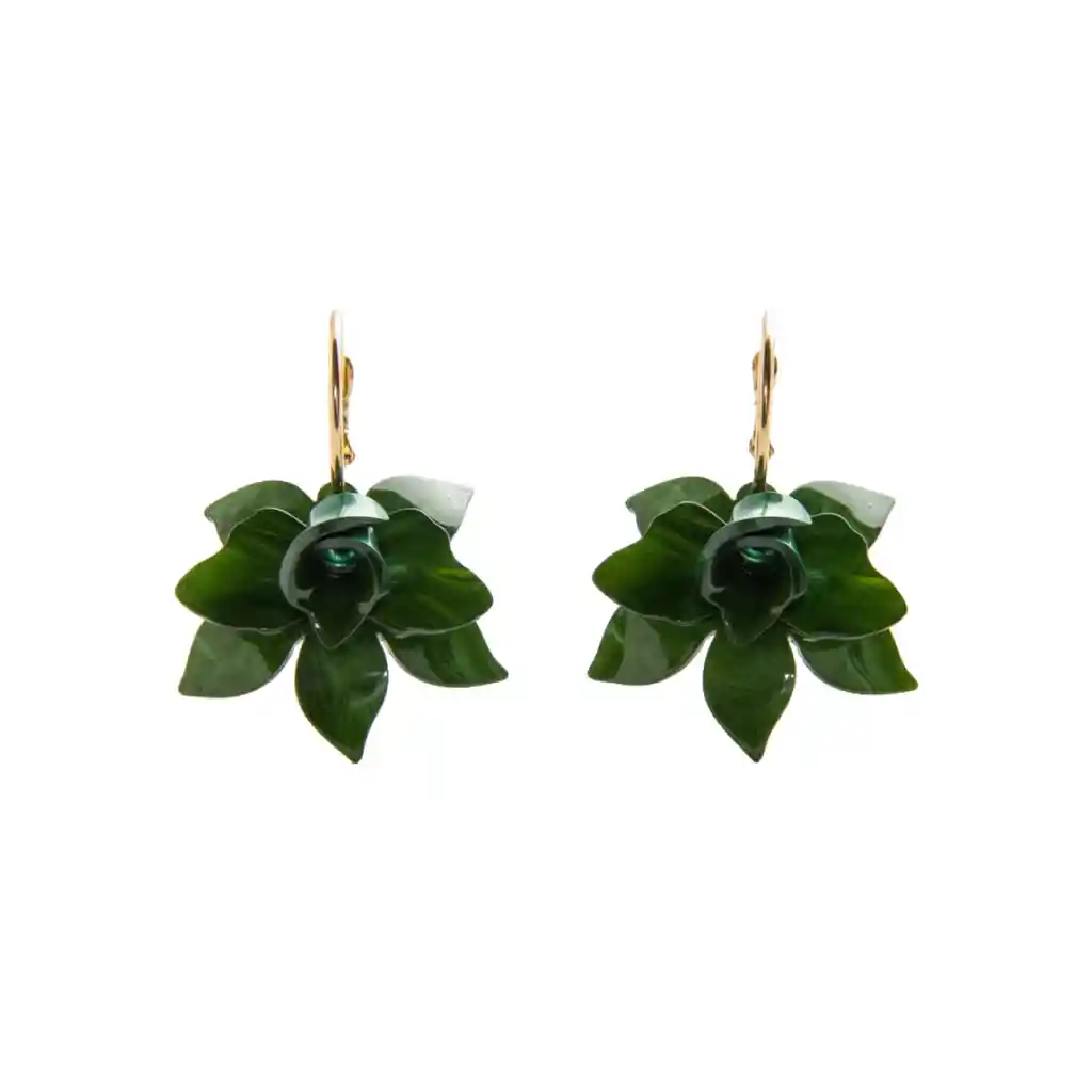 Aretes Orquídea Bosque