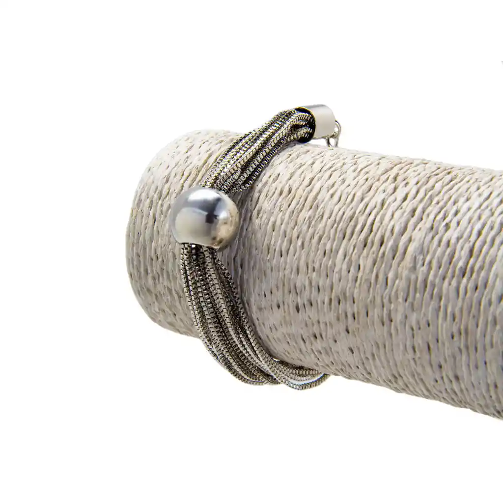 Pulsera Ritmo De Plata