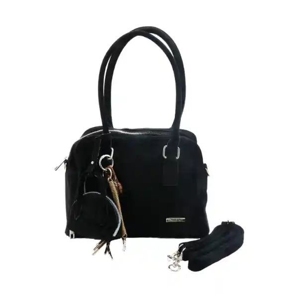 Bandolera Rectangular Con Charm Mini Bolso Face2face Hr2512643ng