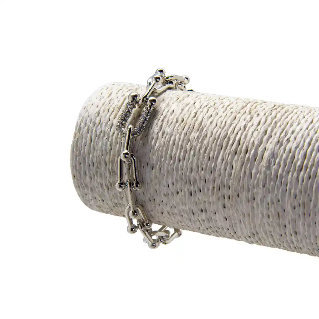 Pulsera Eslabón De Plata
