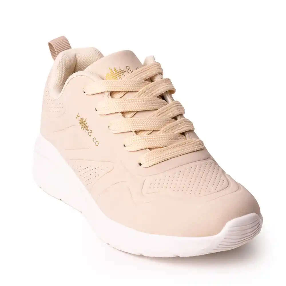 Price Shoes Tenis Moda Para Mujer 622ever-003beige