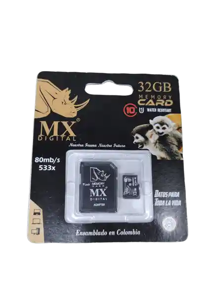 MX Digital Micro Sd Resistente al Agua 32 Gb