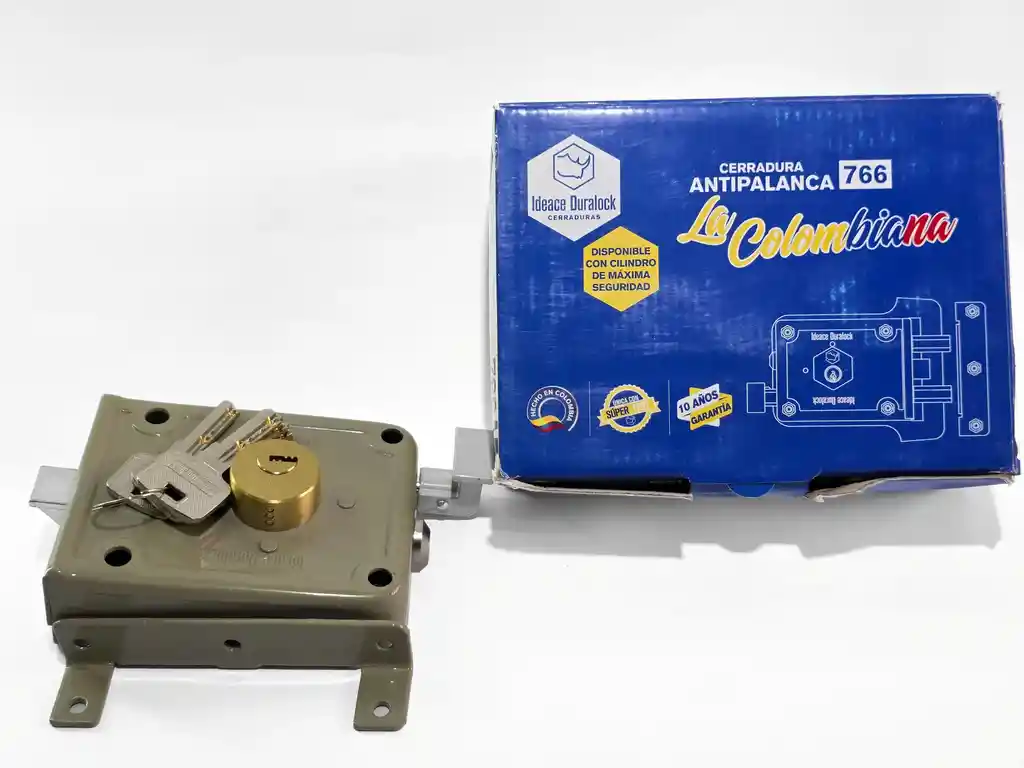 Cerradura Sobreponer Llave De Punto Derecho 766 Duralock