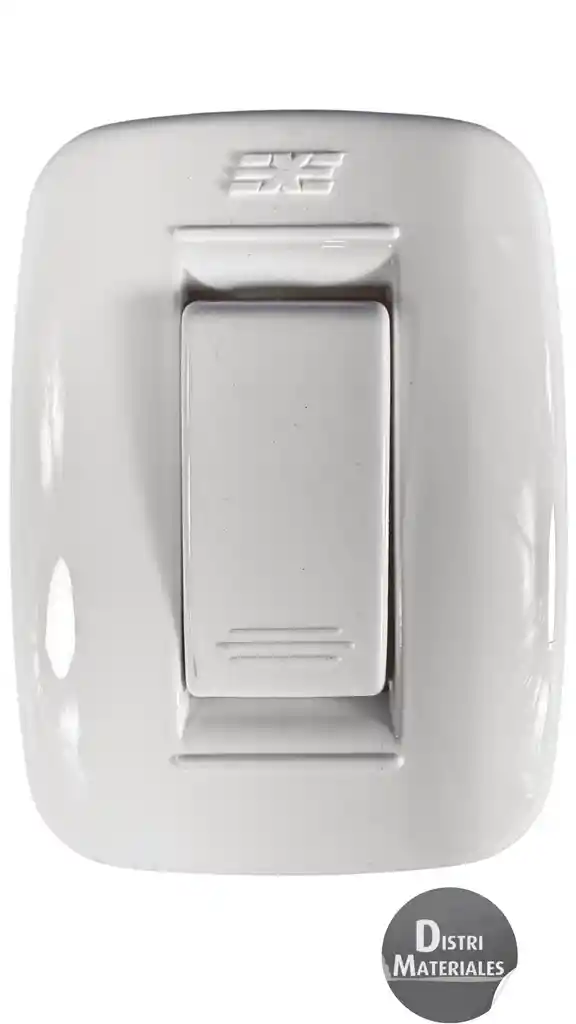 Switch Sencillo Sobreponer Plastico
