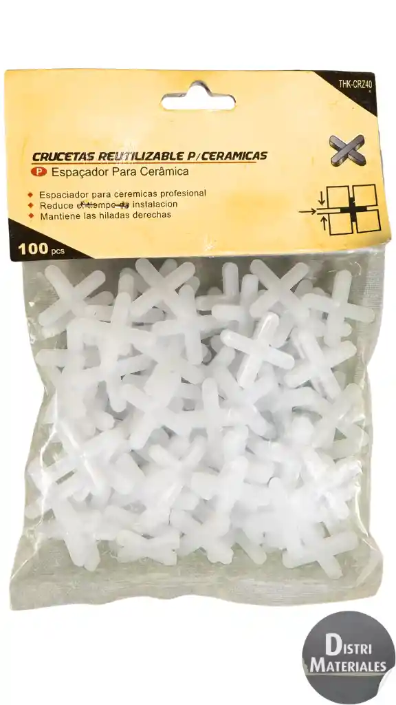 Dilatador 4 Mm Separador Baldosa Cruceta